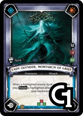 Lady Olynder, Mortarch of Grief - Foil